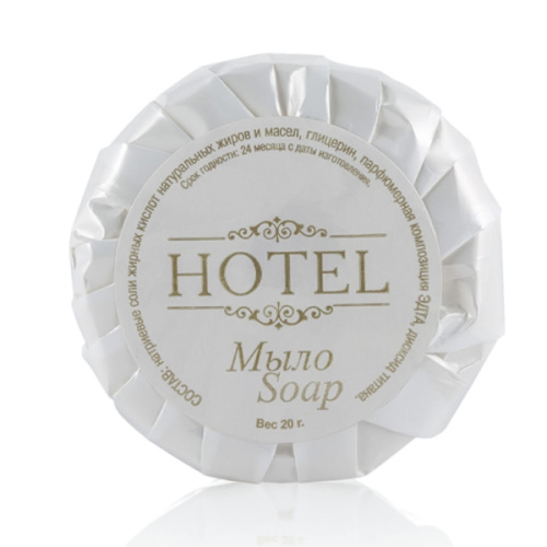HOTEL Мыло в упакове гофра-плиссе, 20 г.