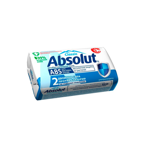 Мыло туалетное антибактериальное 90 г ABSOLUT (Абсолют) в ассортименте