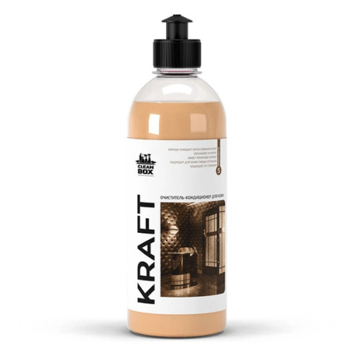 CLEANBOX KRAFT очиститель-кондиционер кожи 5 в1, 0,5 л