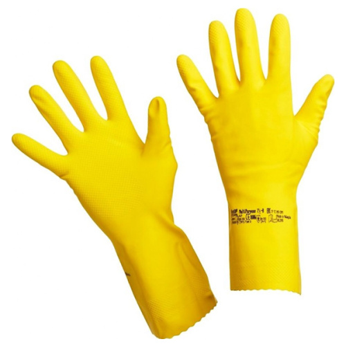 VILEDA PROFESSIONAL резиновые перчатки многоцелевые желтые М